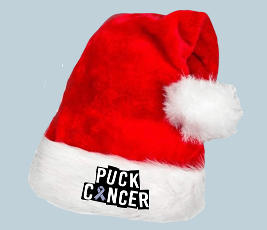 ** LIMITED EDITION ** Puck Cancer Santa hat